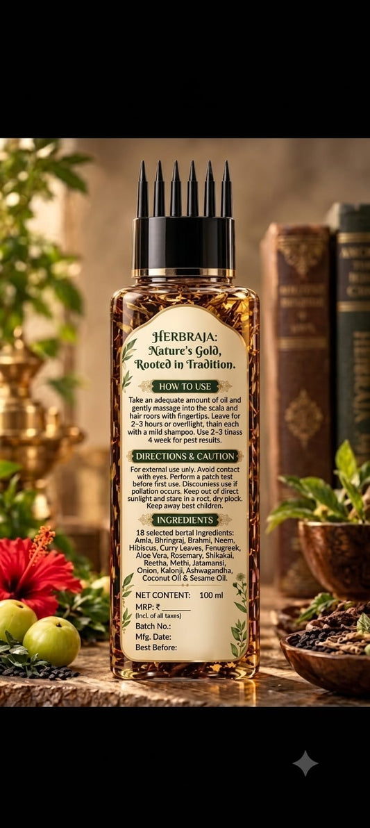 18 HERBS HAIR OIL